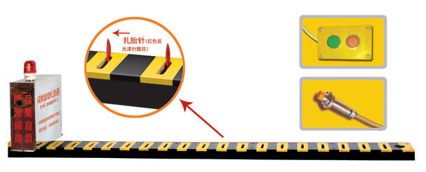 巴中V3嵌入式闯岗自动扎胎器/阻车器